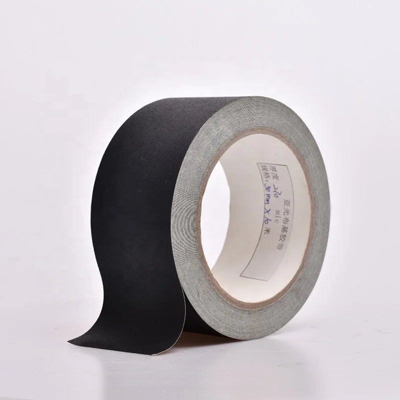 Grade Non-Reflective Heavy Duty Gaffers Tape Hot Melt Waterproof 50mm X 5m Duct Tape for Electrical Photography Use-Guhe Brand