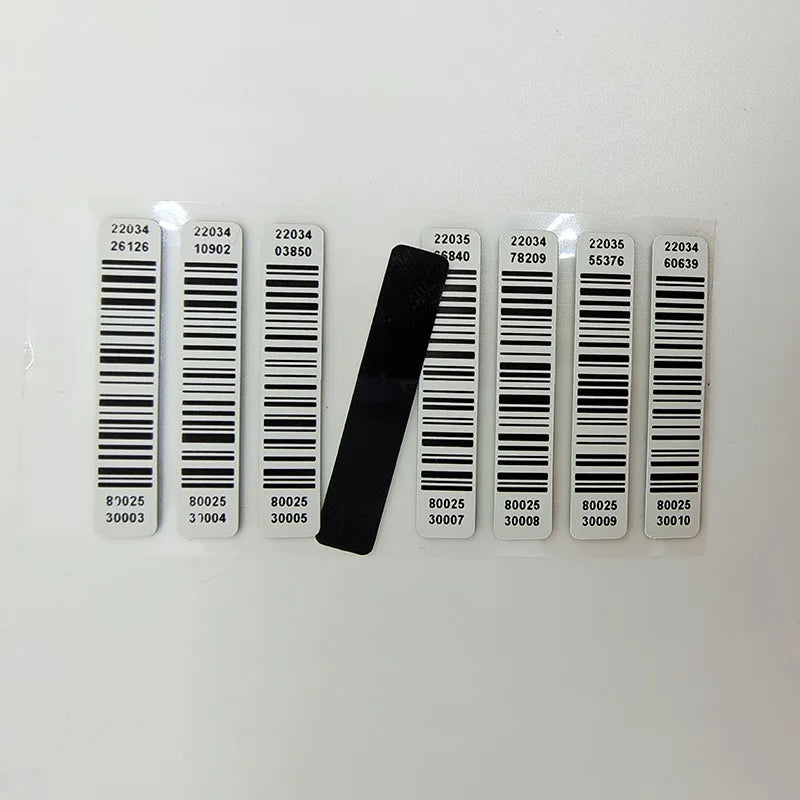 Heatproof 127mic Matte White PET Vulcanization Label Automotive Tyre Label