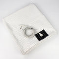 CONDUCTIVE Grounding Sheets Plain Woven 10% Silver Fiber Organic Cotton Blend Queen Size for Earthing