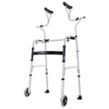 China Factory Wholesale Walker & Rollator Aluminum Elderly Walker Lightweight  Adult Rollator Walker With Seat