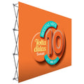 Portable Folding Backdrop Exhibition Booth Banner Display Frame Pop up Banners Display Stand Advertising Banners Display