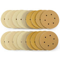 1800pcs/carton 6 Inch 6 Hole Hook and Loop Sanding Discs 60-800 Grit Aluminum Oxide Sanding Disc for Orbital Sanders