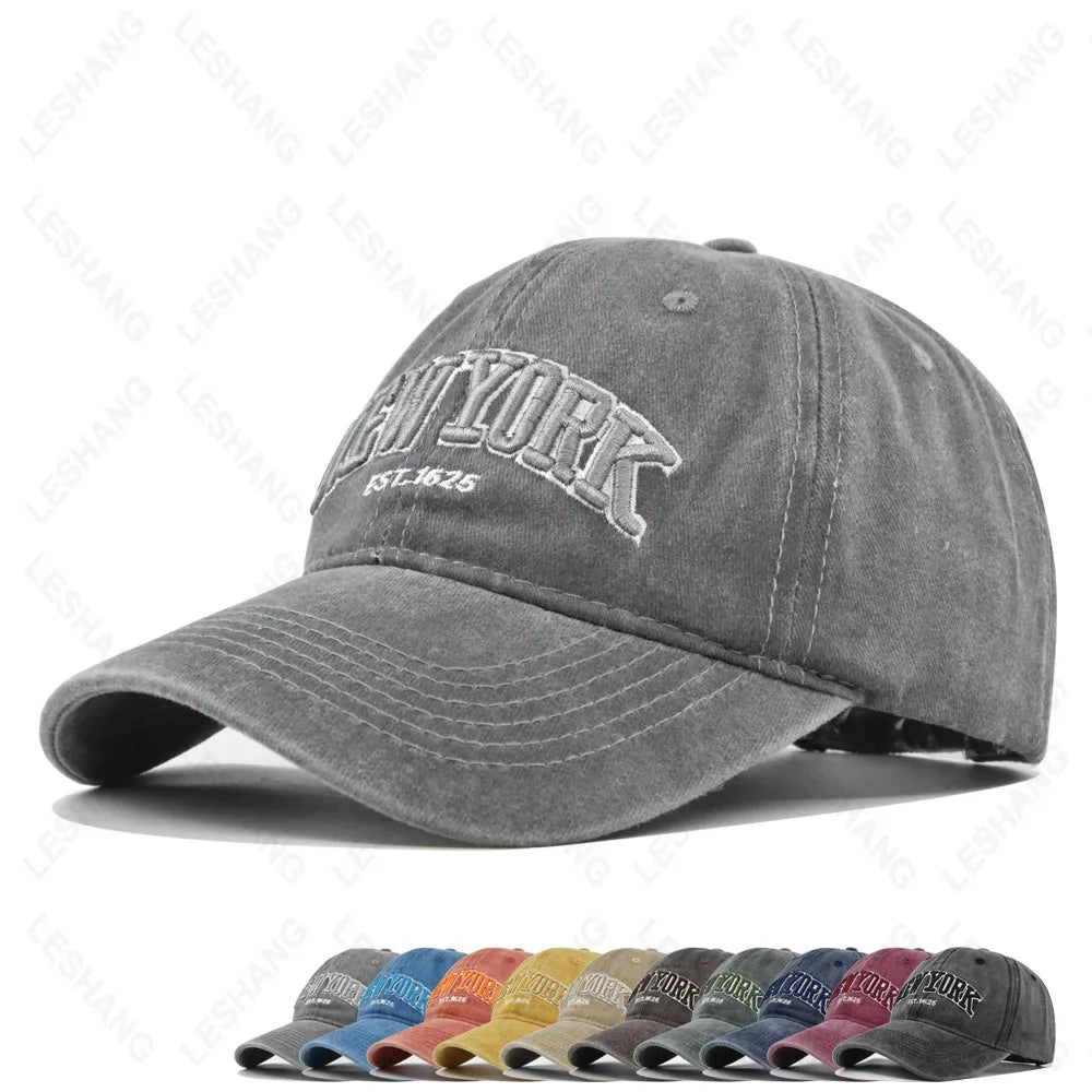 Factory Direct Distressed Washed Sports Baseball Caps Custom 3D Letter Embroidery Logo Vintage Cotton Fitted Dad Hats