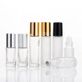 Free Sample Transparent Roll-on Glass Bottle 3ml 5ml 10ml 30ml Personal Care Packaging Roller Cap for Face Cream