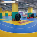 Wholesale Multi Colors 4.6mm PVC Indoor Gym Floor Multi Sport Court Flooring Tiles Scratch Resistant Anti-Bacteria for Running