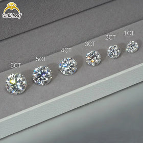 Goldleaf Jewelry Factory IGI VS VVS 3EX Excellent Round Diamond Cut HPHT CVD Lab Grown Diamond