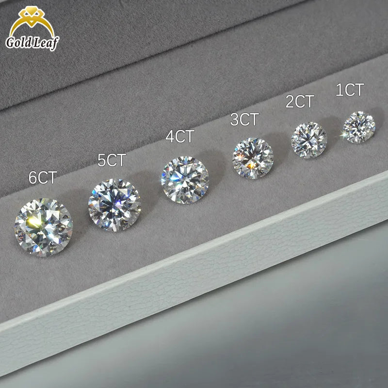 Goldleaf Jewelry Factory IGI VS VVS 3EX Excellent Round Diamond Cut HPHT CVD Lab Grown Diamond