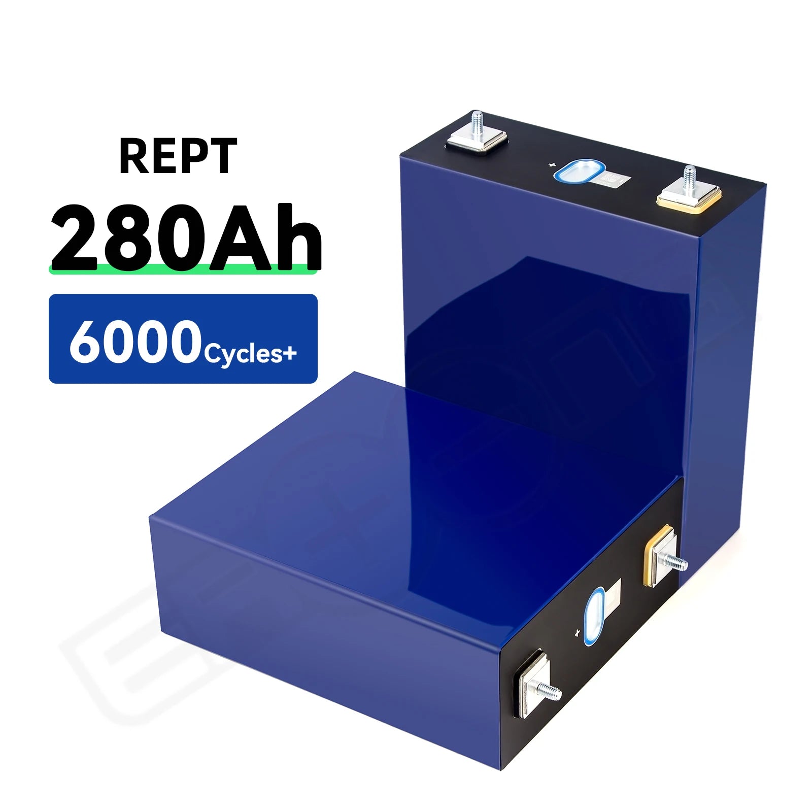 Rept 6000 Cycles 3.2V 280Ah 300Ah REPT Lifepo4 Prismatic Lithium Ion Battery for Solar Energy Storage