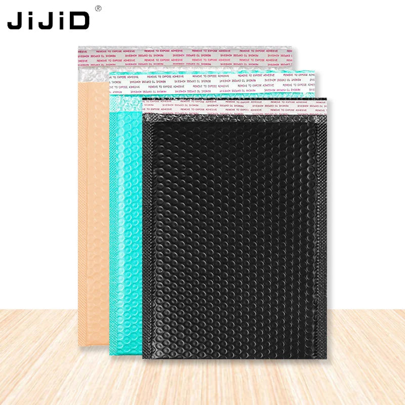 JIJID Custom Bubble Bag Oem Moisture Proof Bubble Mailer Light Weight Padded Shipping Mailer Envelopes MegaBDM