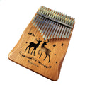 17-tone Solid Wood Thumb Ppiano Original Factory Outlet Thumb Factory Supply Musical Instrument Mahogany Body Piano Kalimba