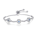 Hot Sale Evil Eye Bracelet Zircon Celebrity Evil Eye Tennis Chain Bracelet Wholesale