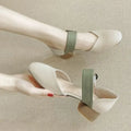 New Summer Fairy-style Sandals for Women From Baotou Versatile Fashion Shoes  Chunky Heel Suitable for Pairing with Dresses
