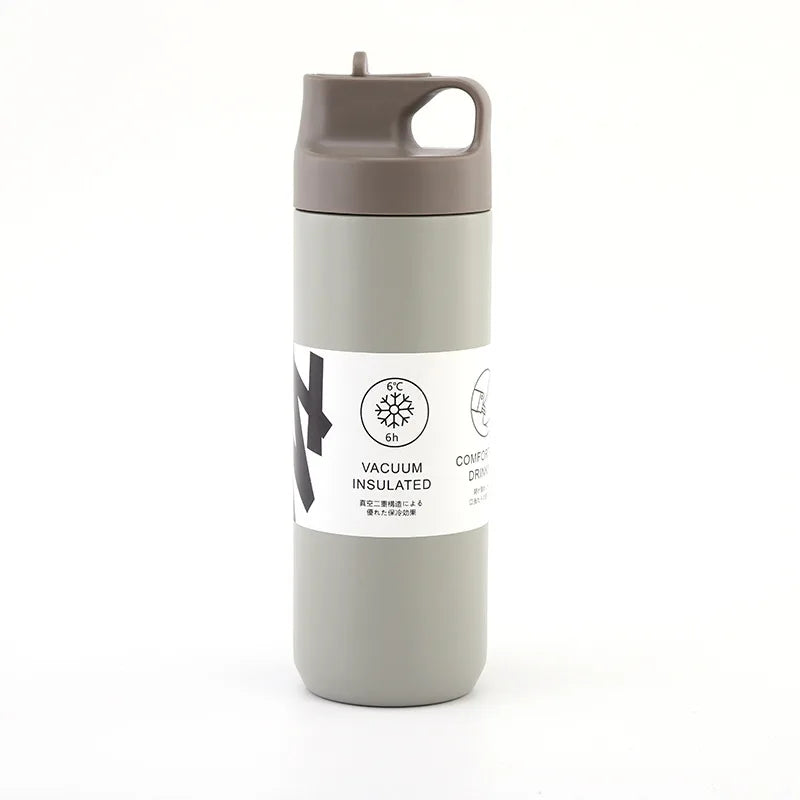 New Product 550ml Japanese Style Double Wall Stainless Steel Thermal Cup Thermos Flask Water Bottle With Suction Nozzle