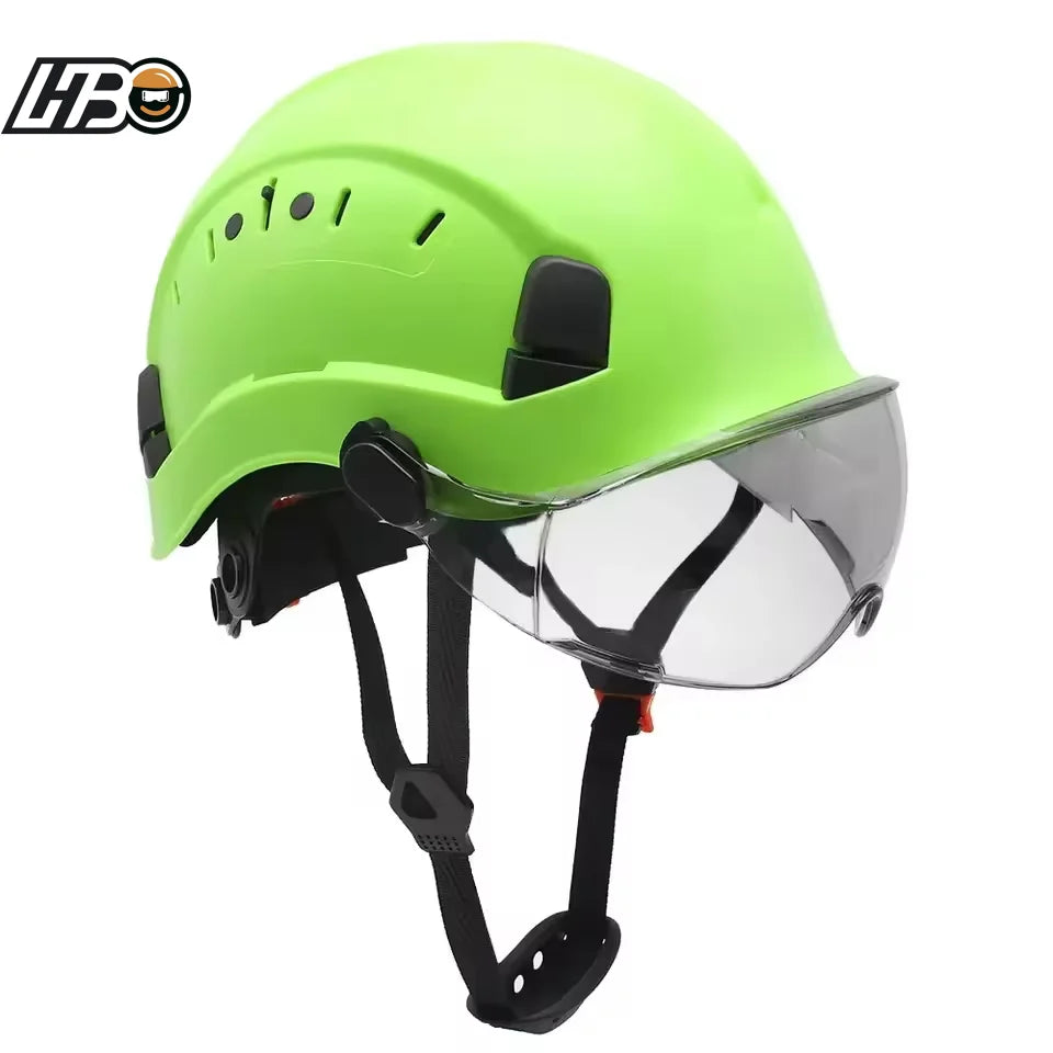 HBC  CE EN397  Factory Supply Discount Price Construction Site Male Thickened Anti-smashing Work Helmet Climbing Safety Helmet