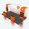 10x20 Tradeshow Aluminum Modern Expo Fair Exhibition Tension Fabric Trade Booth Display MegaBDM