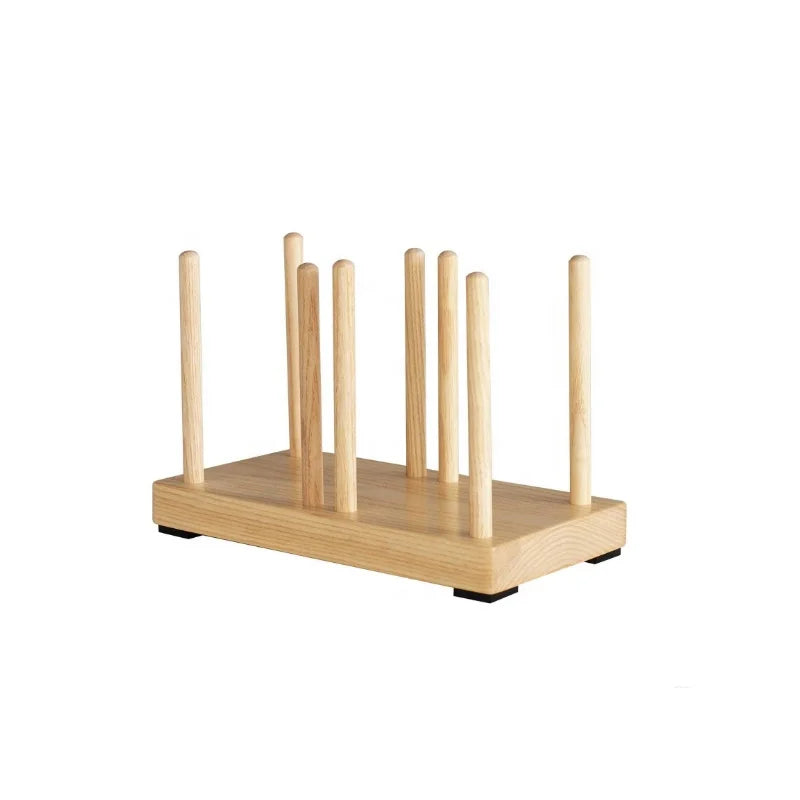 Wooden Disposable Cup Holder with Multi-Compartments for Coffee Drink Paper Cups and Lids Organizer Storage Stand for Parties MegaBDM