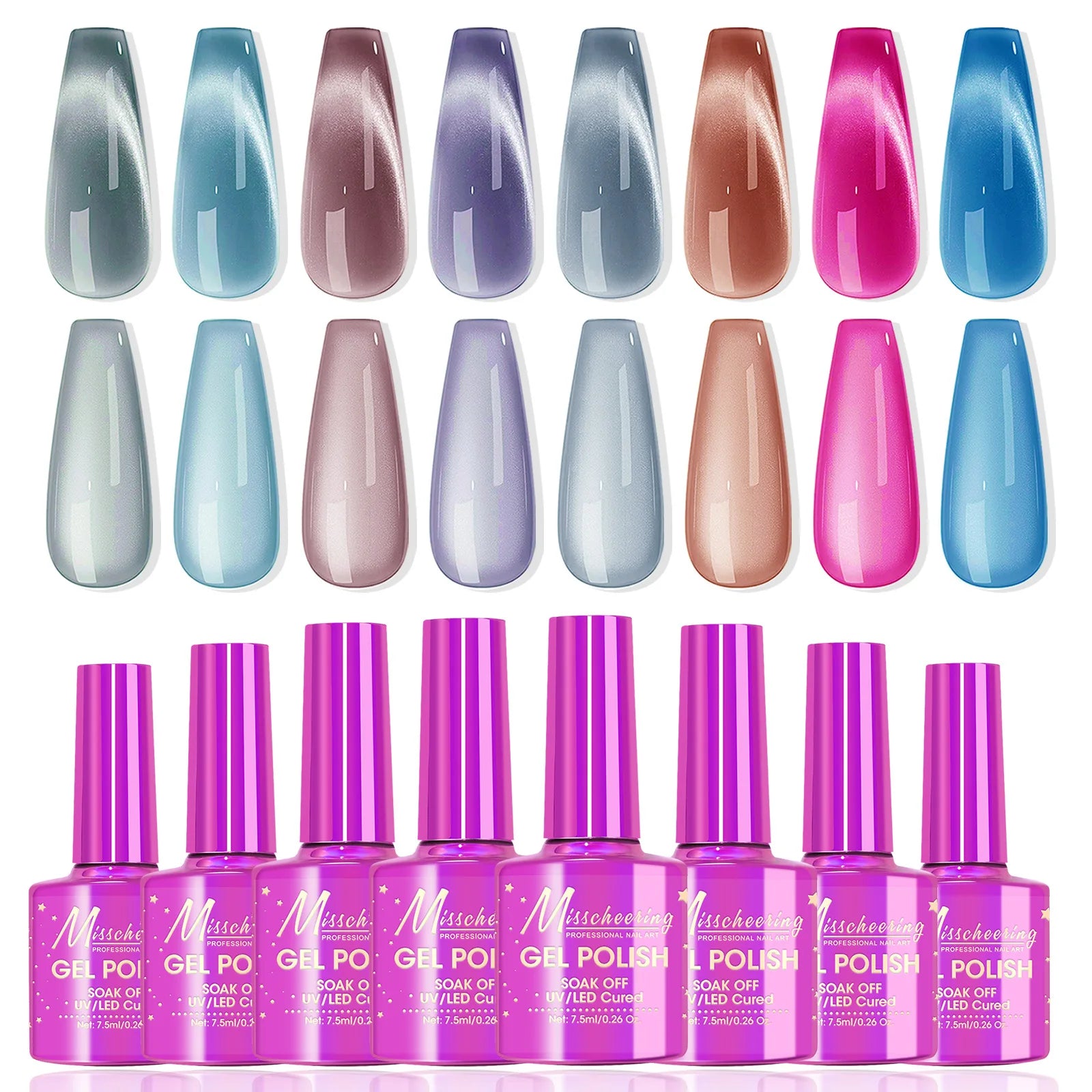 Aqua Cat Eye Enamel Oil Gel New Type Nail Enhancement Special Phototherapy Crystal Wide Cat Eye Gel