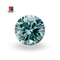 Baifu Jewelry Wholesale Price Brilliant Loose Round Green Moissanite