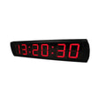 [Ganxin] 4 Inch 6 Digits Red LED Digital Timer Multifunctional Countdown Wall Clock with Remote Control