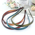 Trendy CELIAY Unisex U Shaped Teeth Headband Non Slip Plastic Hair Hoop with Decoration for Sunglasses