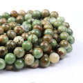 New Bulk Natural Green Opal Gemstone Beads for DIY Jewelry Making 6mm 8mm 10mm Length 38cm 15"