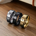 Anillo De Diamante Fashion Jewelry Titanium Steel No Fade Men Ring Luxury Designer Temperament Couple Diamond Ring