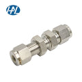 HAL-LOK High Pressure Stainless Steel SS316 Straight Bulkhead Union Tube Fittings Forged Smooth Surface 2-25mm Sizes