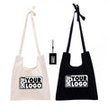 Custom Designed Solid Color Large Capacity Shopping Bag Recyclable Shoulder Bag