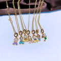 Wholesale Fashion Hot Gold Necklace 316L Stainless Steel Jewelry Chain Necklace Brass Little Princess Pendant Necklace for Women
