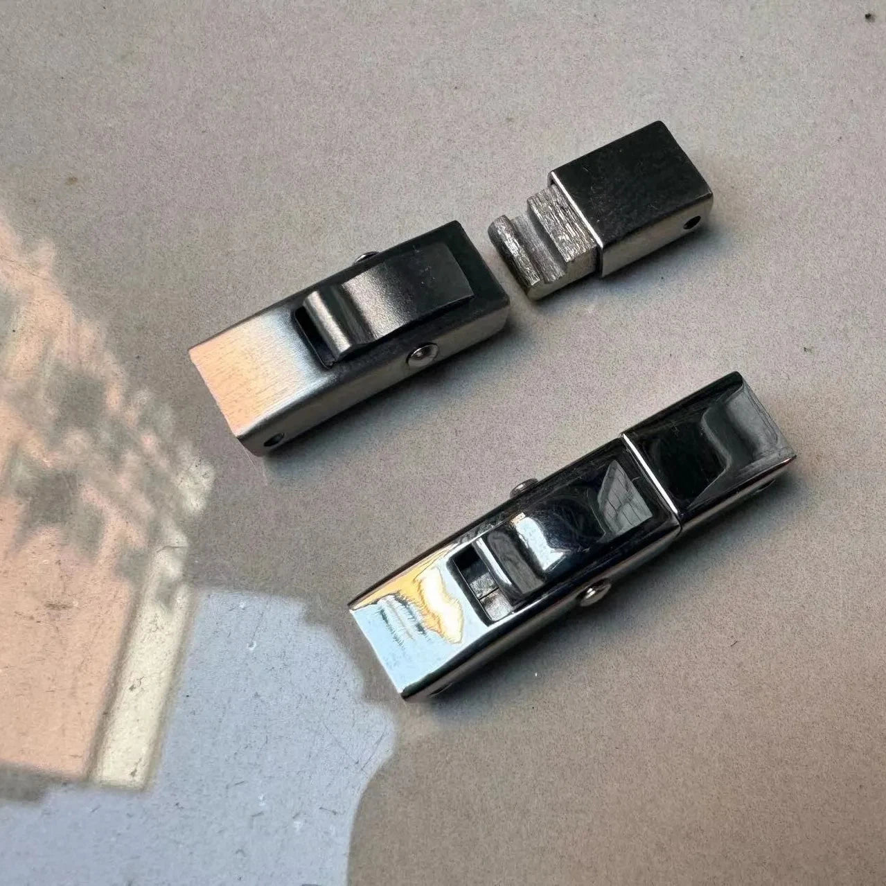 BMZ 2025 Wholesale New 316L Stainless Opener Clasp 8*3/5*3 mm Hole for Bracelet Jewelry Making