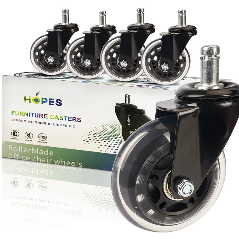 HD Mute Modern Design Office Chair Casters Furniture Wheel Caster Wheels for School and Living Room Furniture MegaBDM