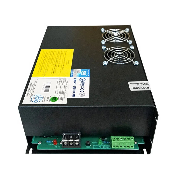 Yongli Competitive Price 1 Year  Warranty 80w 90w 100w Co2 Laser Power Supply Laser Equipment Parts