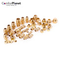 Small Brass Elbow Adapter Threaded Metric Hose Fittings Brass Pipe Connectors Manufacturer Brass Pipe Fittings