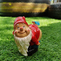 Garden Solar Light Resin Ground Spirit Handcrafted Animation Sculpture Decoration Home Outdoor Lawn and Easter Decoration