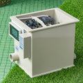 QihangRAS Home Use 110v 220v Automatic Drum Filter 5000 Liters Per Hour Aquaculture Fish Farming Rotary Drum Filter for Koi Pond