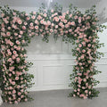 Wholesale White Silk Flowers for Wedding Handmade Floral Arch Garland Centerpiece Scent Graduation Mother's Day Easter Christmas