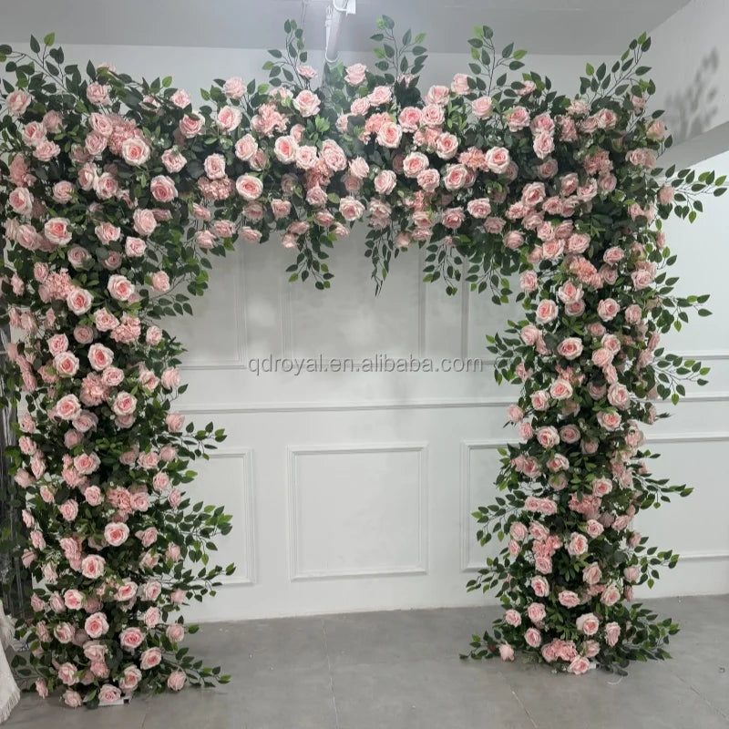 Wholesale White Silk Flowers for Wedding Handmade Floral Arch Garland Centerpiece Scent Graduation Mother's Day Easter Christmas