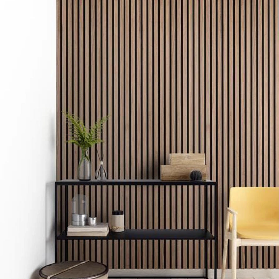 Modern Home Office Decor Wall Panel Acoustic Wood with Pet Akupanel Composite Sound Absorbing Diffusion for Studios and Gyms