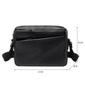 Custom Logo Waterproof Anti-Theft Genuine Leather Fitness Sports Sling Messenger Bag Single Shoulder Crossbody Style Fashion