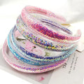 Star Transparent PVC Headband Children's Hair Accessories for Christmas Day