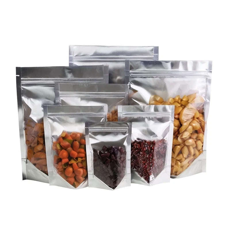 Dried Fruit Powder Nut Snack Packaging Doypack Bag Aluminum Foil Zipper Plastic Stand up Mylar Pouch for Food Storage