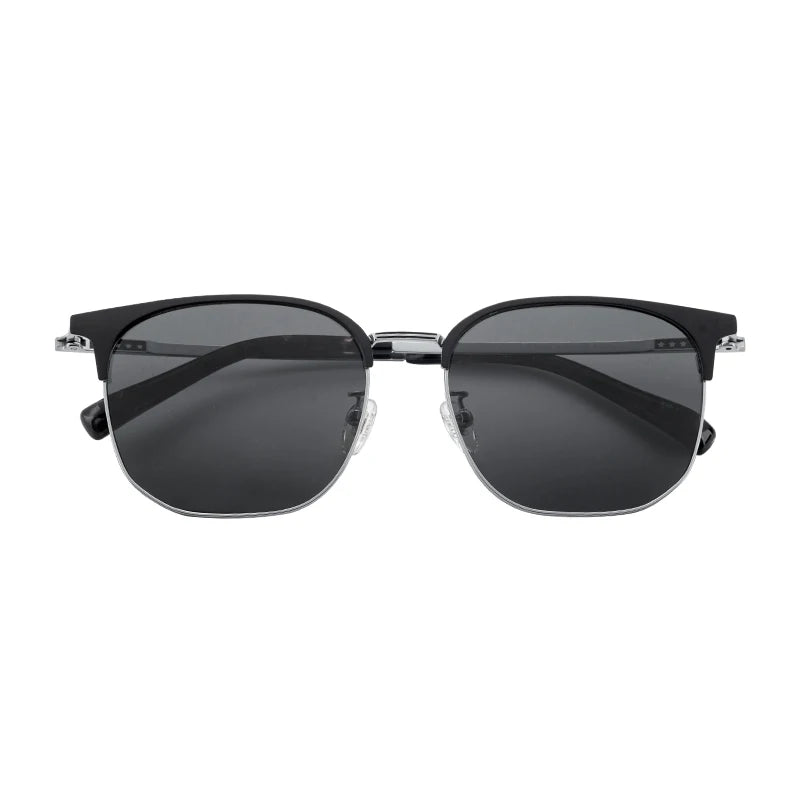 Luxury Brand Designer Vintage Women Men Square Titanium Sunglasses Shades UV400 Female Sun Glasses