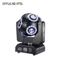 8x15W LED Stage 360Â° Moving Head Halo Beam RGBW 4in1 UV DMX512 Sound Activated for Club Wedding Theme Park Stage Aluminum KTV