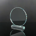 2025 Custom Personality Crystal Award New Design Optical K9 Blank Round Crystal Glass Trophy