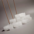 Huiying Polished Natural Clear Quartz Gemstone Ceramic Gem Incense Holder