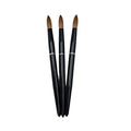 Popular Wholesale Nail Art Brush Factory Direct with Wood Handle and 100% Kolinsky Hair Nail Air Brush