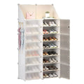 Side Open Drop Door Steady Stackable Simple Assemble Custom Sneakers Foldable Clear Shoe Storage Box With Magnetic Door
