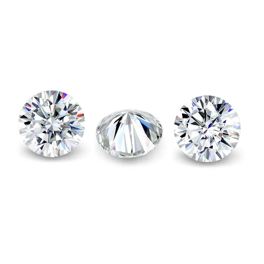 XINGYUE Hot Sale 8h & 8a Round Brilliant Cut Moissanite Loose Diamond 7.5mm White Synthetic Gemstone for Fine Jewelry