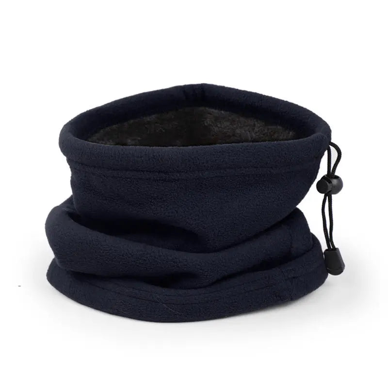 Winter Warm with Fleece Biker Outdoor Riding Mask Thick Fleece Cord Grab Fleece Biker