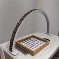 Censreal 30in Leopard Diamond Manicure Sock Moon Lamp 300 LED Bulbs 1800LM Adjustable Brightness High CRI Beauty Nails Lashes